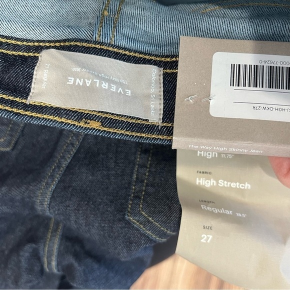 NWT Everlane The Way-High® Clean Front Skinny Jean - Picture 11 of 11